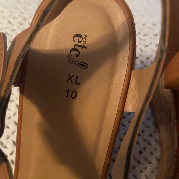 Etc. Rue 21 Spring Wedge Sandal- Women’s Size 10 NWOT - Picture 6 of 6